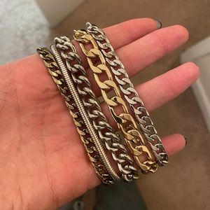 Jenny bird mixed metals bracelet